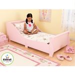 Детская кровать “Sleigh”, розовая