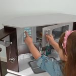 Большая детская игровая кухня «Эспрессо-Интерактив», угловая