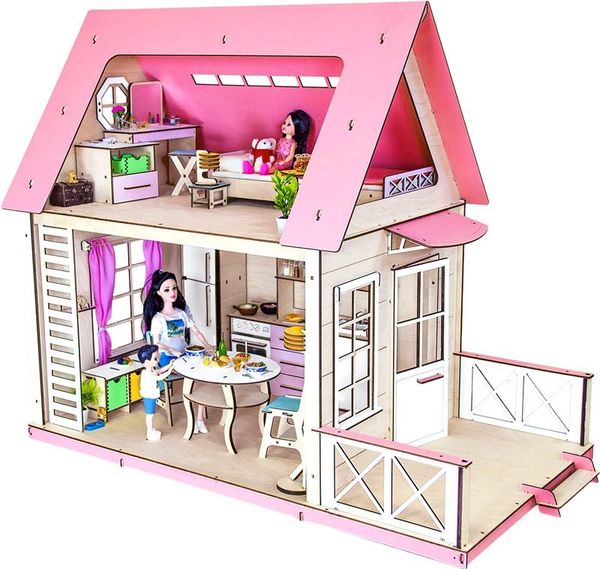 Кукольный домик «Классика», 2 этажа