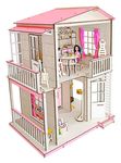 Двухэтажный кукольный домик "Мелодия"