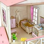 Двухэтажный кукольный домик "Коттедж"
