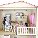 Трехэтажный кукольный домик "Рапсодия"
