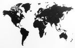 Пазл "Карта мира" черный, 100х60 см 