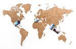 Пазл "Карта мира" коричневый, 150х90 см