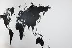 Карта мира ГИГАНТ (МДФ черный), 280х170 см