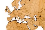 Карта мира Exclusive Европейский дуб, 180х108 см
