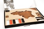 Карта мира Exclusive Африканское сапеле, 130х78 см
