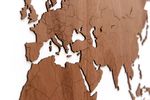 Карта мира Exclusive Африканское сапеле, 180х108 см