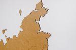 Пазл "Карта России" (МДФ коричневый), 100х55 см