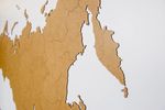 Пазл "Карта России" (МДФ коричневый), 280х155 см