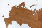 Пазл "Карта России" (Африканское сапеле), 280х155 см