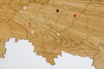 Пазл "Карта России" (Европейский дуб), 100х55 см