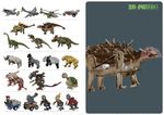 Объёмный подвижный 3D пазл "Динозавр"