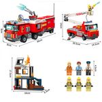 Конструктор "Пожарные службы: Спасательная операция" (998 деталей)