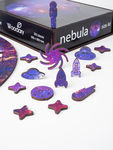 Пазл деревянный "Nebula", М (202 детали)