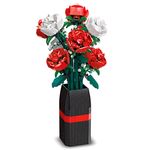 Конструктор Цветы "Букет роз в вазе" (878 деталей)