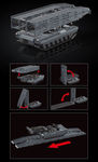 Конструктор "Танк Ultimate Abrams с мостовым слоем AVLB" (2388 деталей)