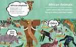 Пазл в цилиндре "Животные Африки", 126 деталей