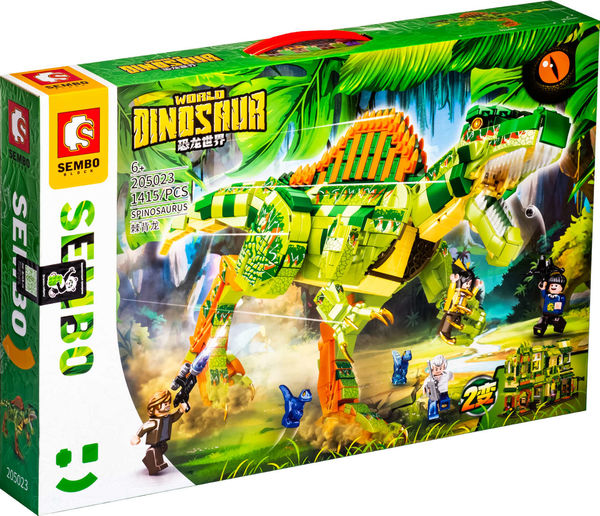 Конструктор Динозавры "Спинозавр" (1415 деталей)