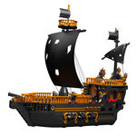 Конструктор Пираты "Пиратский корабль Чайка" (1288 деталей)