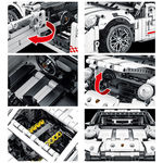 Конструктор "Белый Porsche 911 GT" (1268 деталей)