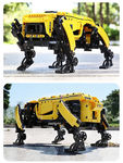Конструктор "Желтый робот MK Dynamics" на р/у (936 деталей)