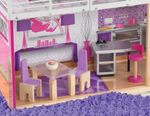 Деревянный дом для Барби «Роскошный дизайн» с мебелью