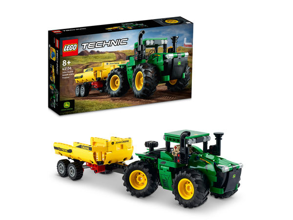 Конструктор "Трактор John Deere 9620R 4WD" (390 деталей)