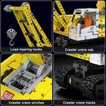 Конструктор "Гусеничный кран MK" р/у (1292 детали)