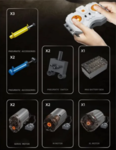 Конструктор Пневматический погрузчик L550 RC (1803 детали)