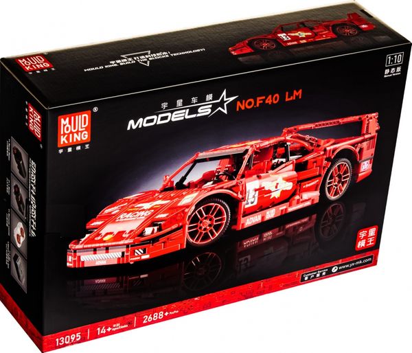 Конструктор "Ferrari F40 LM 1:10" (2688 деталей)