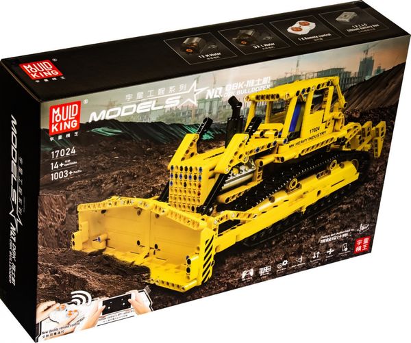Конструктор Бульдозер Caterpillar D8K с д/у (1003 детали)