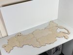 Подложка для карты России XL 58х105 см, Natural