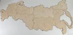 Подложка для карты России XXL 77х141 см, Natural