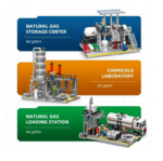 Конструктор "Центр Хранения Природного Газа" (713 деталей)