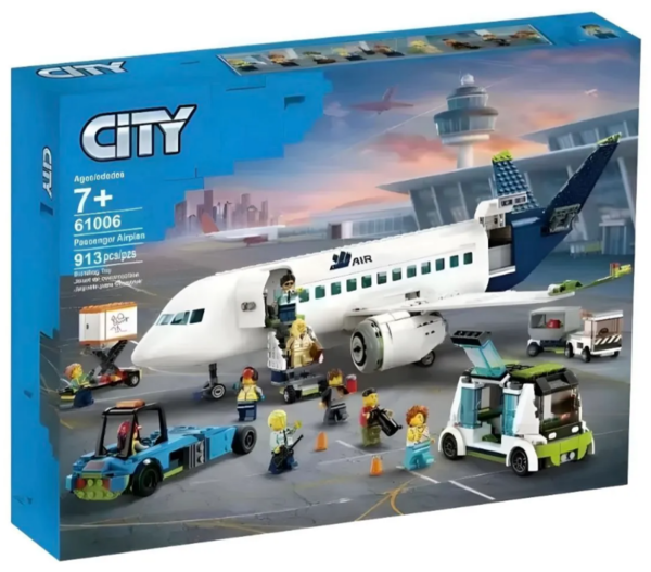 Конструктор "Пассажирский самолёт" (913 деталей)