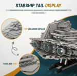 Конструктор Звездный разрушитель класса "Возрождение" (1845 деталей) 