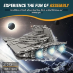 Конструктор Звездный разрушитель класса "Возрождение" (1845 деталей) 