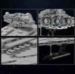 Конструктор Звездный разрушитель класса "Возрождение" (1845 деталей) 