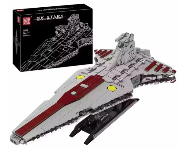 Конструктор Атакующий крейсер Республики (1320 Деталей)