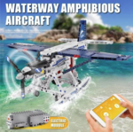 Конструктор Самолёт-амфибия на р/у (556 деталей)