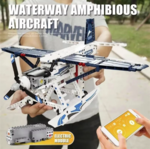 Конструктор Самолёт-амфибия на р/у (556 деталей)