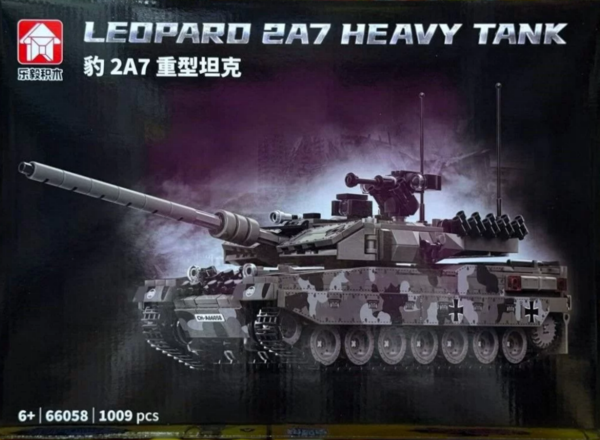 Конструктор Тяжелый танк Леопард 2А7 (1009 деталей)