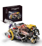 Конструктор Модель двигателя V8 (1394 детали)