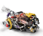 Конструктор Модель двигателя V8 (1394 детали)