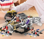 Конструктор Модель двигателя V8 (1394 детали)