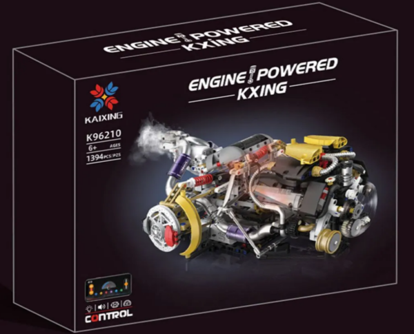 Конструктор Модель двигателя V8 (1394 детали)