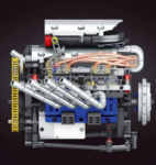 Конструктор спортивный Двигатель V8 Atmo (665 деталей)