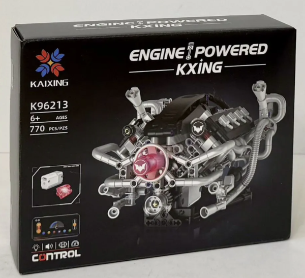 Конструктор Двигатель V8 "Летучая мышь" (770 деталей)