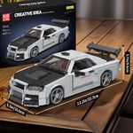 Конструктор Nissan Skyline GTR R34 (1471 деталь)